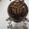 Mahogany Obsidian Orgone Sphere – Artifact of Strength & Psychic Shielding – 2" VTrendz