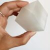 Solid Selenite Cube: Architectural Anchor for Stability & Crystalline Clarity (2–3 Inch) VTrendz