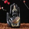 Buddha Hand Statue Handmade Resin Idol Figurine Statue Ornament Home, Office, Yoga, Meditation Room or Outdoor Decor VTrendz