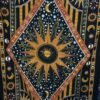 Rhombus Celestial Sun Moon Star Planet Handmade Cotton Tapestry 84" x 54" inch VTrendz