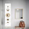 Moon Face with Phase of Moon scroll tapestry - Banner Wall Tapestry, Moon Phase Tapestry Wall Hanging, Cotton Linen Wall Art 46*12 Inches Copy Copy VTrendz