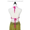 Crochet Bikini Top with Striped Pattern/ Crop Top/ Bra Top, Handmade, 1 Size Fits Most VTrendz