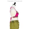 Crochet Bikini Top with Striped Pattern/ Crop Top/ Bra Top, Handmade, 1 Size Fits Most VTrendz