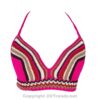 Crochet Bikini Top with Striped Pattern/ Crop Top/ Bra Top, Handmade, 1 Size Fits Most VTrendz