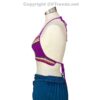 Crochet Bikini Top with Striped Pattern/ Crop Top/ Bra Top, Handmade, 1 Size Fits Most VTrendz