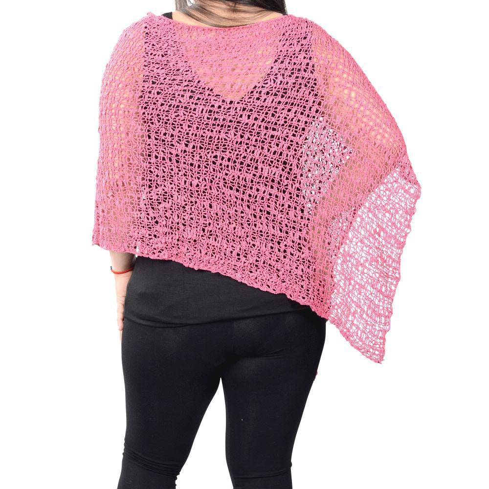 3 Way Scarf Summer Sheer Shrug Versatile Poncho Shawl Boho Beach Cover Up - Image 2