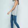 IM1719T-Vocal WS Top With Rhinestones white/Black VTrendz