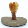 Red Aventurine Crystal Guardian Angel Protection Pocket Angel, Approx. 2-3 Inch - Image 2