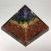7-Chakra Alignment Orgonite Pyramid: Full-Spectrum Balance & Harmonizing Energy Tower (2-Inch) VTrendz
