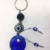 Purple Metalised Keychain with Evil Eye for Protection and Goodluck - Image 2
