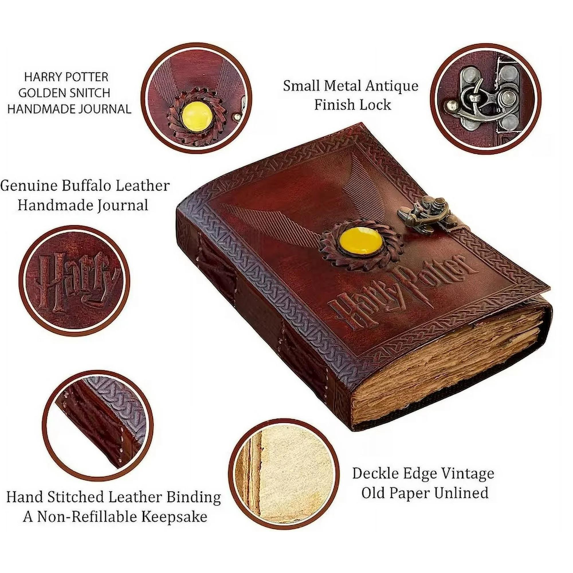 Wizarding World Embossed Leather Journal | Your Personal Book of Spells - Image 5
