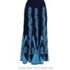 Long 8-Kali Embroidered Maxi Dress with Stretch Sleeves VTrendz