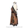 Hand-Printed Jamawar Short Scarf Halter Dress VTrendz