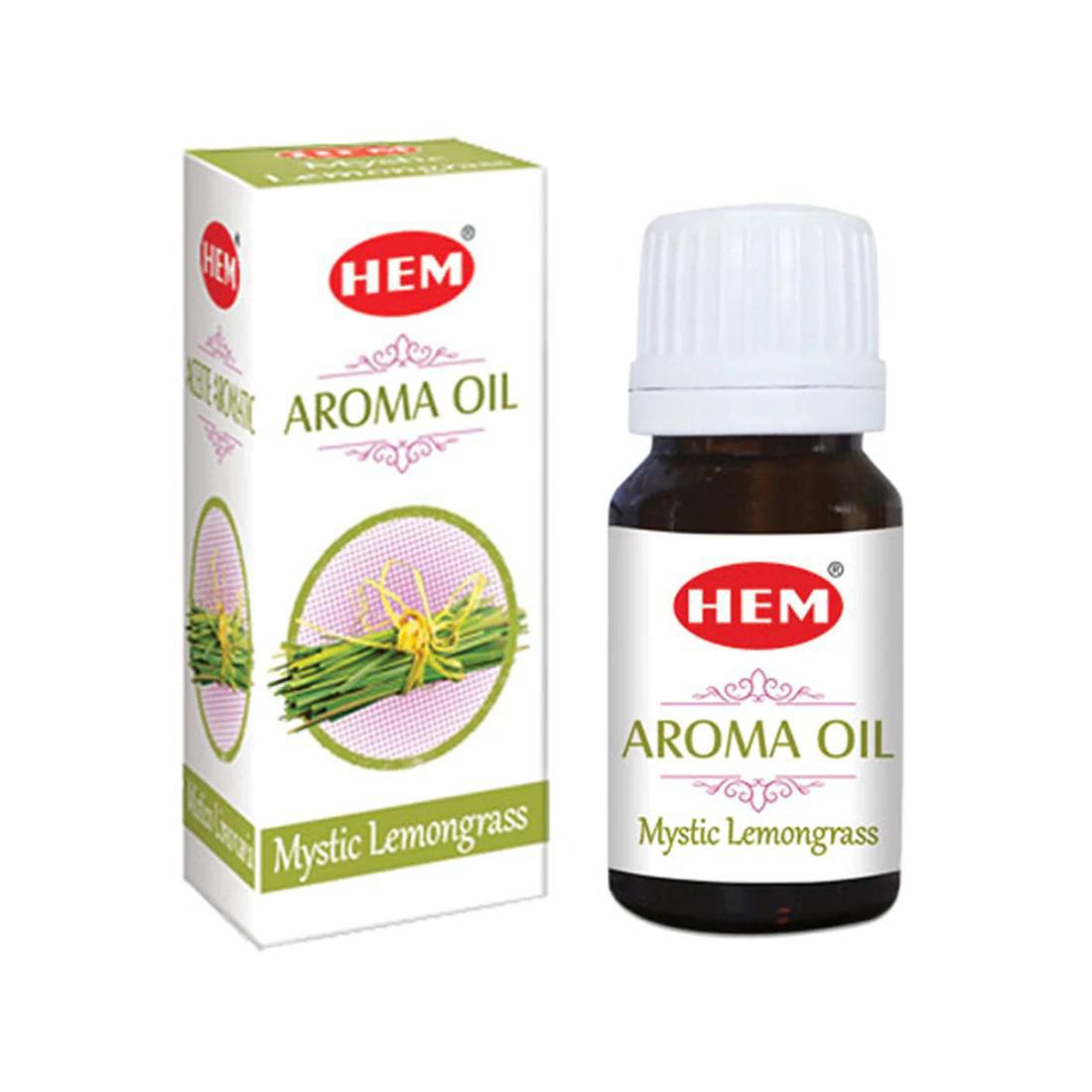 Hem Mystic Lemongrass Essential Aroma Oil | A 10ml Vial of Clarity & Cleansing - Image 2