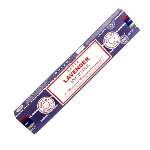 Satya Lavender Incense Sticks for Deep Relaxation, Stress Relief, and Restful Sleep