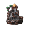 Mini-Rockery Ceramic Backflow Incense Holder Waterfall Incense Burner, Reflux Burner, Handmade Ceramic, Home Décor for Meditation, Mini-Zen Experience Size: 10.5*8.5 cm VTrendz