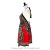 Hand-Printed Jamawar Short Scarf Halter Dress VTrendz