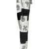 Black and White Boho Patchwork Elastic Bottom Pants VTrendz