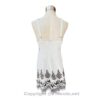 Batik Printed Short Scarf Dress with Adjustable Straps and Stretchable Back VTrendz