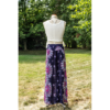 Navy Blue Open Leg Thai Palazzo Pants VTrendz