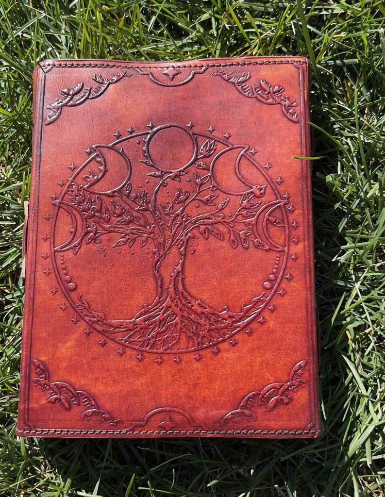 Celestial Moon Tree Embossed Journal | Chronicle Your Cosmic Path - Image 6