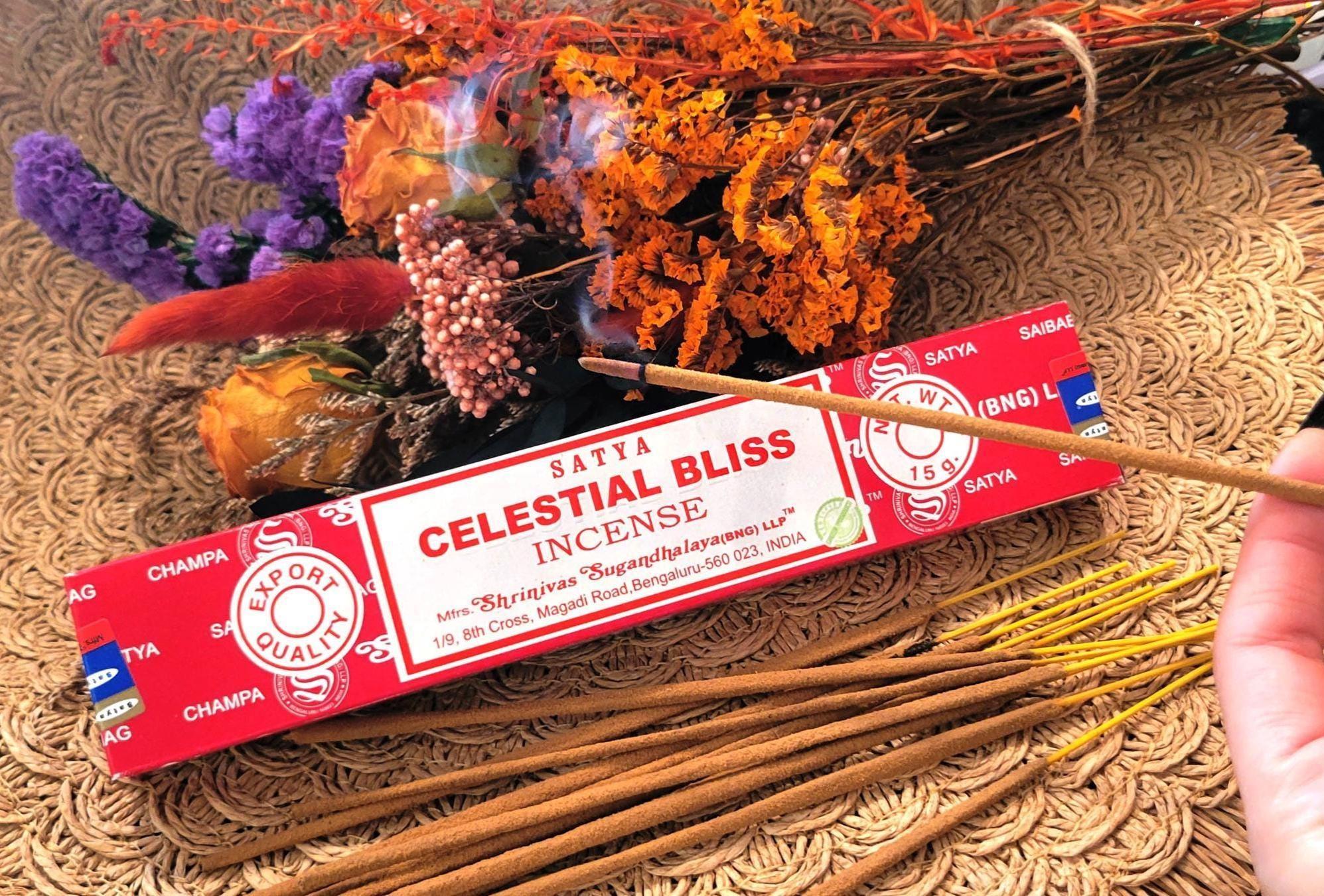 Satya Celestial Bliss Incense Sticks: Divine Peace and Heavenly Harmony - Image 4