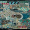 VPT-A01 Handmade Vintage Patchwork Abstract Tapestry Bohemian style Heavy Embroidered Ethnic Hippie Indian Wall décor Art Wall hanging 40 x 60 Inches - Image 2