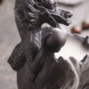 Skull & Dragon w/Light Ceramic Backflow Incense Holder Waterfall Incense Burner, Reflux Burner, Handmade Ceramic, Home Décor for Meditation, Mini-Zen Experience Size: 10.6*12*16 cm - Image 11