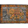 VPT-E08 Elephant Wall hanging Vintage Patchwork Tapestry Bohemian Handmade Beaded Embroidered Ethnic Hippie Indian Wall décor 40 x 60 Inches VTrendz