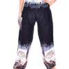 Elephant Print Pant, Comfy Elastic Thai harem pants with single pocket 100% Rayon - Image 3