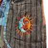 Boho Front Pocket Sun Moon Mushroom Patchwork Cargo Pants VTrendz