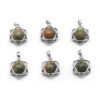 Crystals with Hexagram Star of David necklace VTrendz