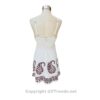 Batik Printed Short Scarf Dress with Adjustable Straps and Stretchable Back VTrendz