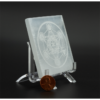 Selenite Engraved Charging Plate Coaster for Crystal Cleansing & Manifestation 3x3 Inch VTrendz