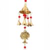 Tree of Life Brass Wind Chime w/ Beads 23"L - Image 5
