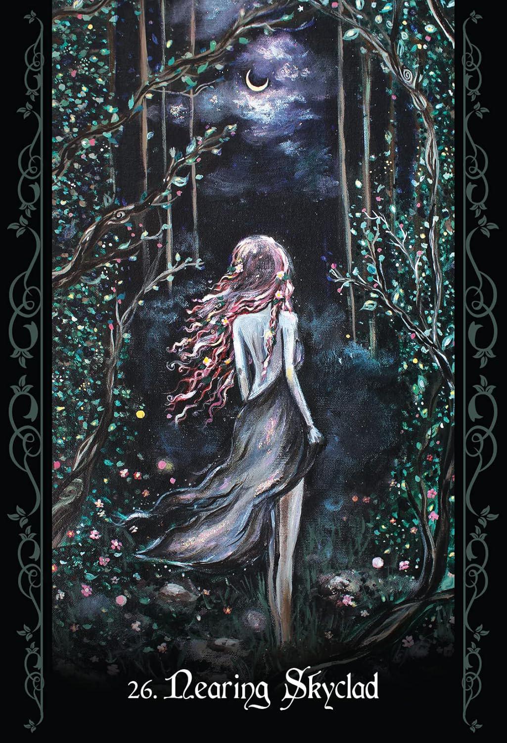 The Solitary Witch Oracle- Lore, Wisdom & Light for Your Magical Path, by Lucy Cavendish - Image 3