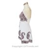 Batik Printed Short Scarf Dress with Adjustable Straps and Stretchable Back VTrendz