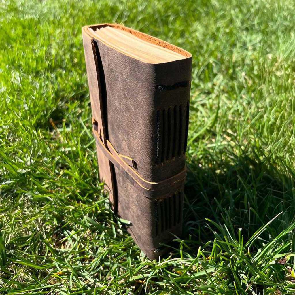 The Wanderer's Rustic Leather Journal | Your Timeless Travel Companion - Image 3