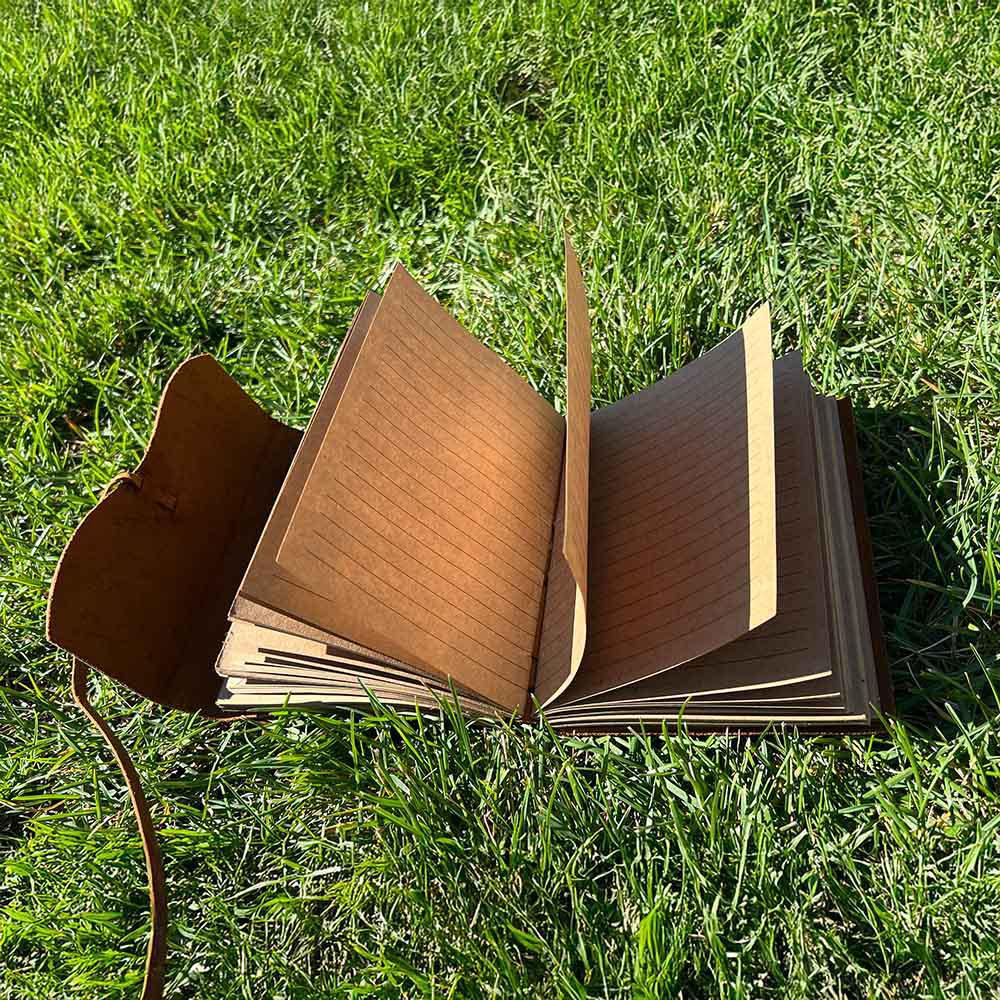 The Wanderer's Rustic Leather Journal | Your Timeless Travel Companion - Image 4