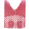 Crochet Bikini Top Circular Pattern Knit/ Crop Top/ Bra Top, Handmade, 1 Size Fits Most - Image 11