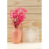 Selenite Engraved Charging Plate Coaster for Crystal Cleansing & Manifestation 3x3 Inch VTrendz