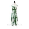 2 Layer Tie Dye Handkerchief Dress with Front Corset & Adjustable Straps VTrendz