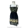 Batik Printed High-Low Sundress with Georgette Speckled Hem VTrendz