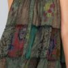 Boho Chic Buttondown Patchwork Sleeveless Top VTrendz