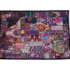 VPT-A16 Handmade Vintage Patchwork Abstract Tapestry Bohemian style Heavy Embroidered Ethnic Hippie Indian Wall décor Art Wall hanging 40 x 60 Inches VTrendz