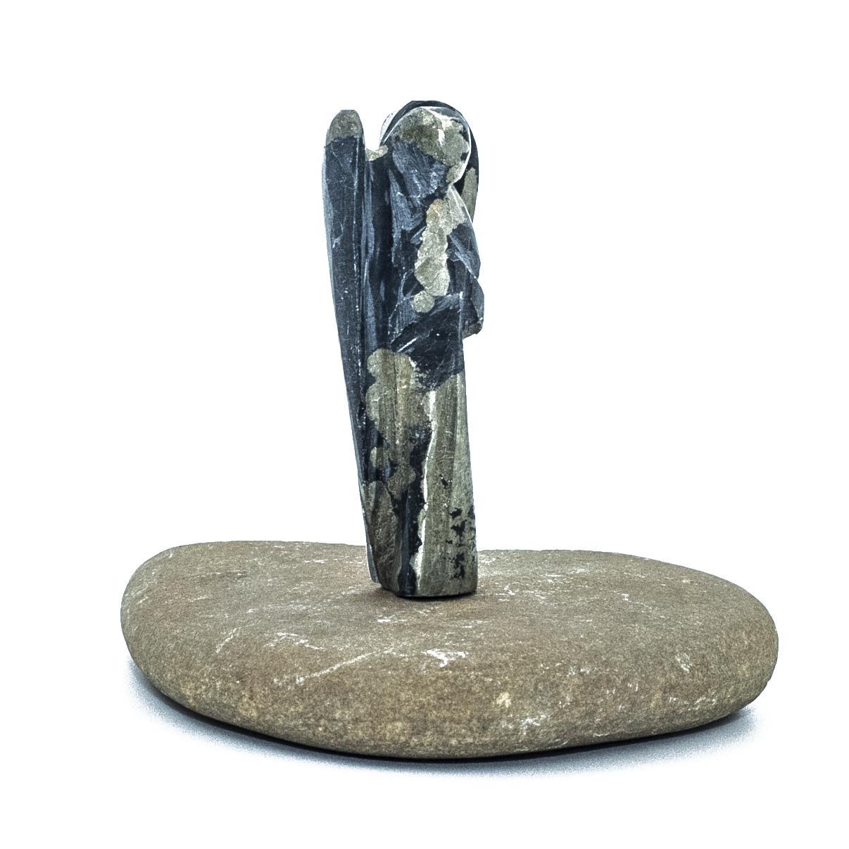 Pyrite Crystal Guardian Angel Protection Pocket Angel, Approx. 2-3 Inch - Image 2