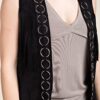 SUEDE VEST WITH FRINGE By Vocal - Image 4
