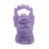 6 Piece Purple Laughing Buddha Statue Resin Feng Shui Figurine, 2.5 inch - Image 7