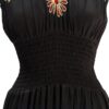 Batik Printed 8 Kali Convertible Midi Dress VTrendz