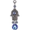 8" Inch Circle & Hamsa Hand Hanging, Handmade VTrendz